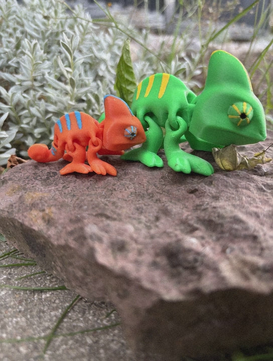 Zazu & Luma, the Color-Change Chameleons of Whispering Jungle